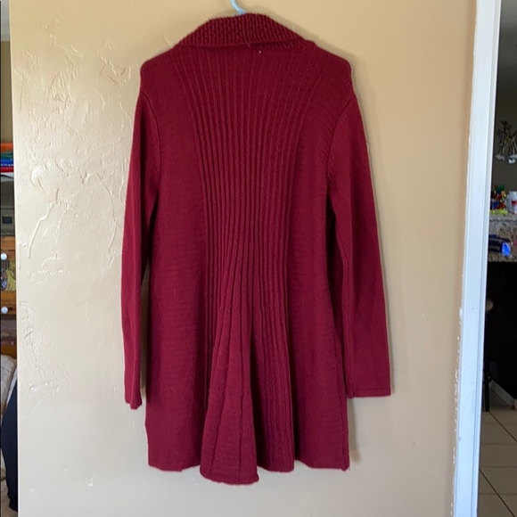 Burgundy cardigan - Picture 4 of 4